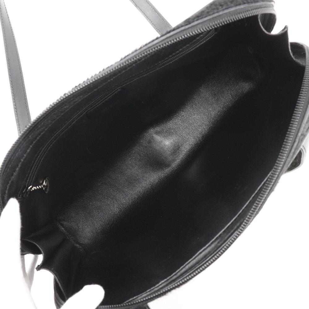 Gucci Old Gucci Tote Bag 000.2296.0528 Black Harako Women Used