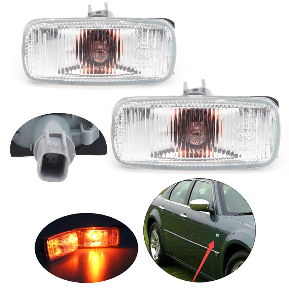 Side Marker Turn Signal Lamp for Chrysler 300C Side Repeater Lamp for JEEP Patriot Fender Signal for Dodge Journey Blinker