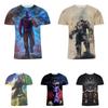 Premium Quality The Avengers Endgame Thanos Men Short Sleeve O-neck Graphic T Shirt Tops Blouse