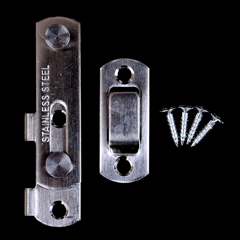 Guard Latch Bolt Sliding Window Door Lock Handle Stainless Steel Safety Chain