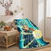 Dragon Ball Sunman Series Flannel Fleece Blanket 3D Printed Sofa Blanket Thickened Blanket