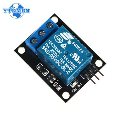 Модуль реле 5В 1 канал KY-019 1-канальный с оптопарой для Arduino
