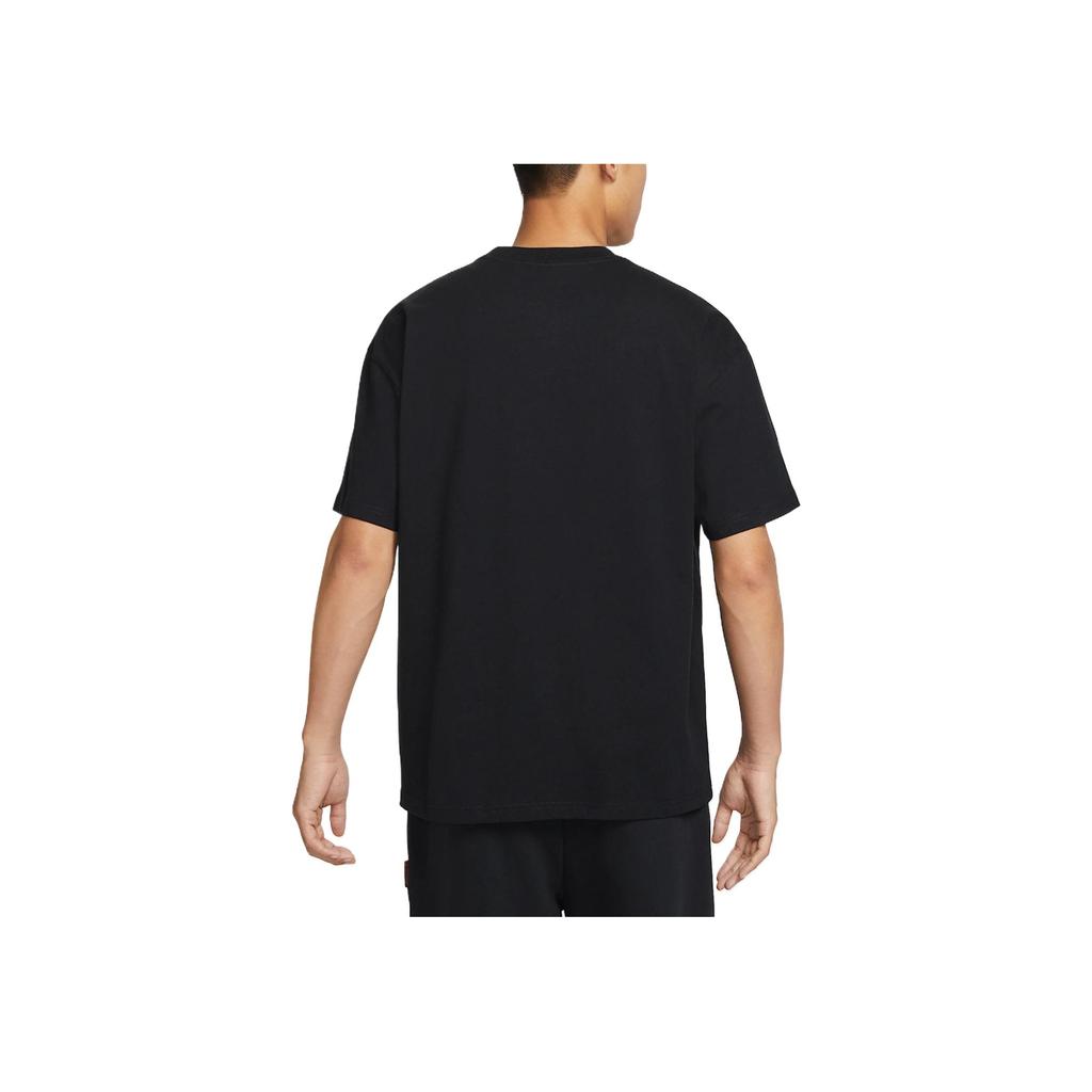 Nike Спортивная одежда Удобная Модная Универсальная Футболка с коротким рукавом Мужские топы Черный IB1383010