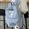 Anime One Piece Backpack Teenager Girl Boy Backpack Schoolbag Back To School Bookbag Men Women Leisure Travel Bag Daily Bag