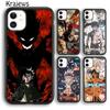 Мягкий чехол для телефона Krajews с аниме «Черный клевер» для iPhone 14 5 6s 7 8 plus XR XS 11 12 13 pro max Samsung Galaxy S21 S22ultra