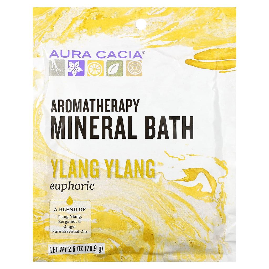 Aromatherapy Mineral Bath, Blissful Ylang Ylang, 70.9G(2.5Oz)
