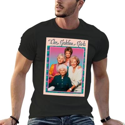 Новая футболка The Golden Girls классическое ТВ-шоу футболки корейская мода Короткая футболка футболки для мужчин женщин с принтом