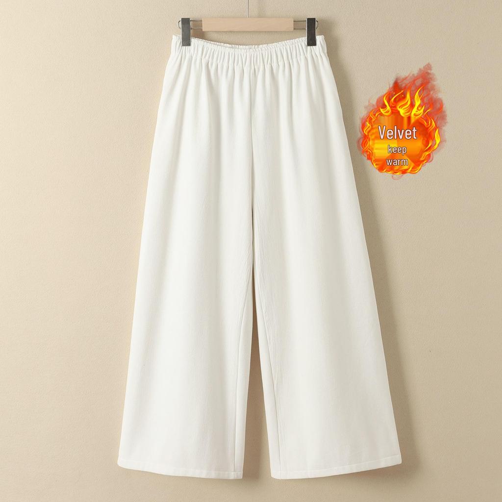 Women's Autumn/Winter Cotton Linen Hanfu: Velvet-Lined Chinese Style Long Sleeve Cardigan Monk Robe for Tea Ceremony