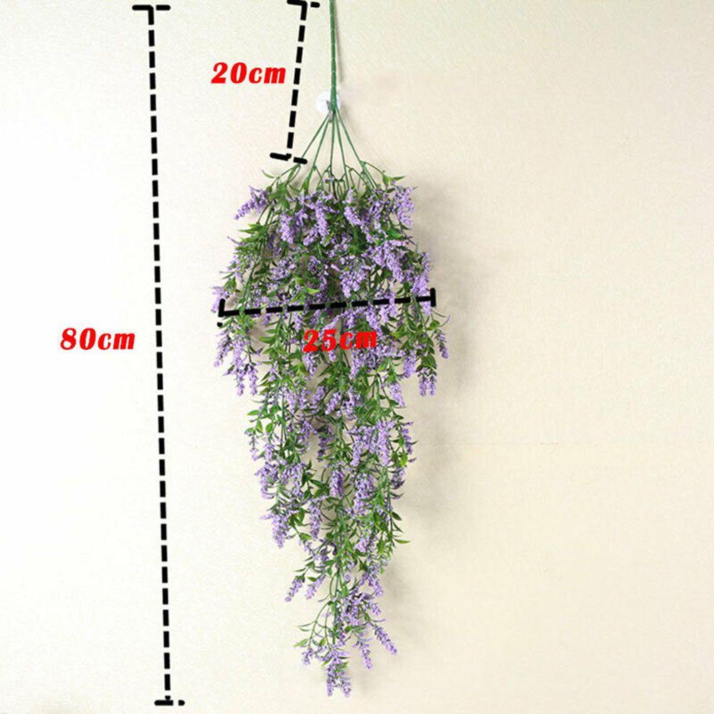 Room Bunch DIY Craft Artificial Lavender Wedding Wreath Decoration Vine Flower Garland Fake Plants