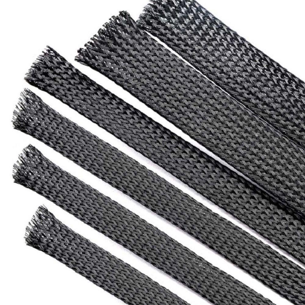 4Pcs Sheath Protector Cable Cord Cover 50cm Length TPE Mesh Tube Tight Cable Sleeve Keyboard Cable