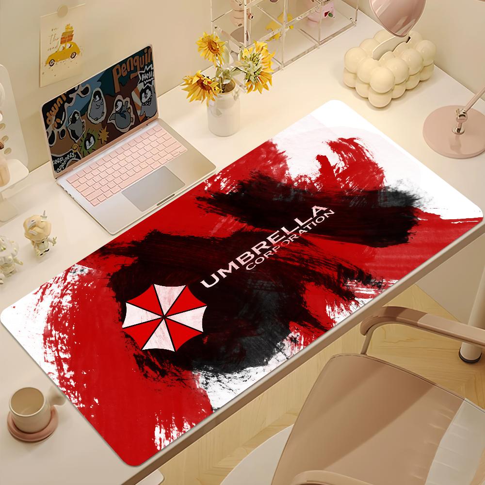 Movie EEvil Resident Logo Mouse Pad Large Desk Mat Keyboard Ergonomic Office Rubber Game PC Nonslip Antifray Home Custom Best