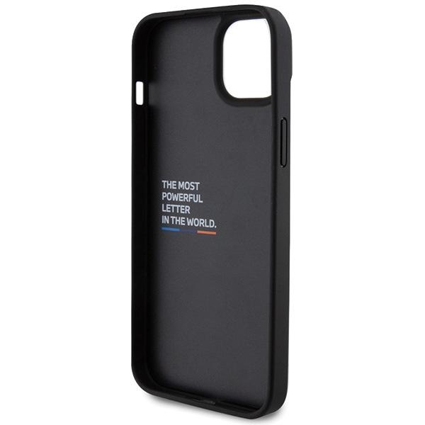 BMW Bmhcp15M22Nbck iPhone 15 Plus / 14 Plus 6.7 Черный/Black Кожа Углерод