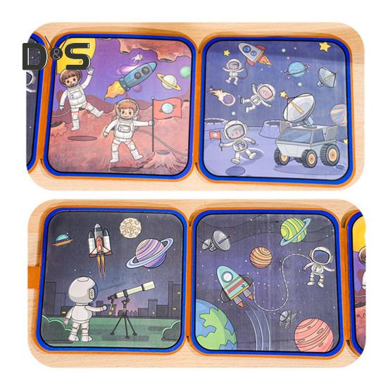 Волшебная водная раскраска для малышей, карманная складная мультяшная акварельная раскраска, обучающая художественная книга для детей