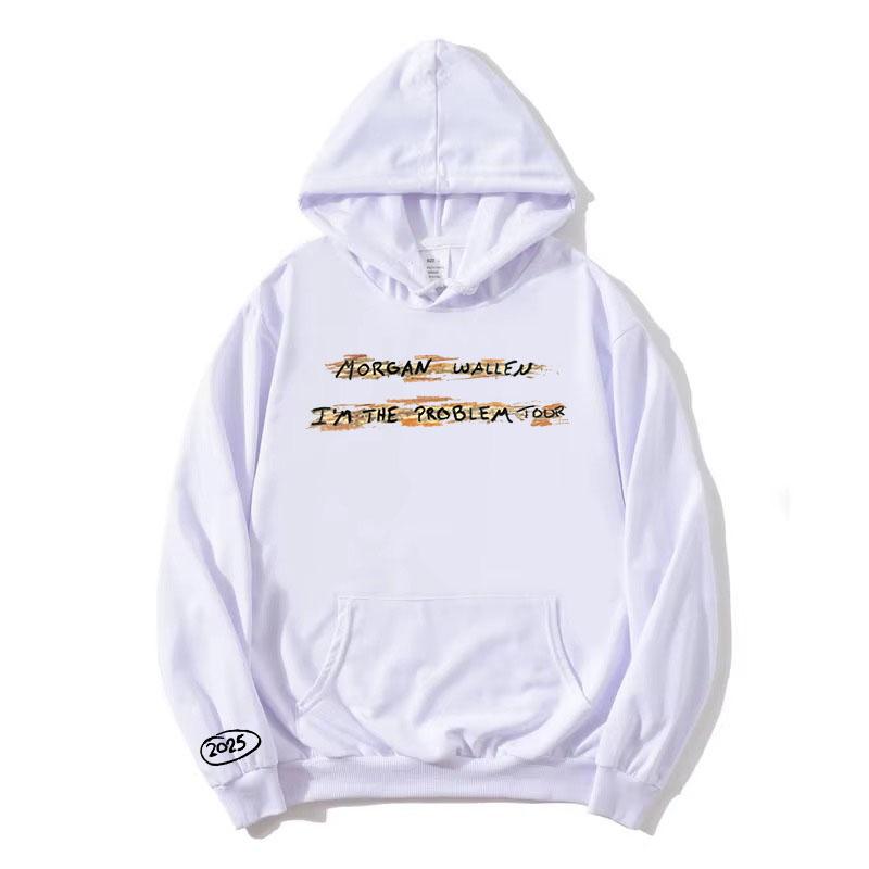 2025 I'm The Problem Tour Hoodie MorganWallen Singer Printing Sweatshirts Long Sleeve Fashion Hooded Pullovers Women Clothing