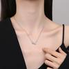 Butterfly Necklace Female Niche Ins Wind Collarbone Chain Flower Light Luxury Spice Girl Temperament Pendant Jewelry