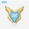 Suitable for Zhiji LS9/LS6/L6/L7/LS7 automotive metal decorative stickers 3D three-dimensional body C pillar shield mark