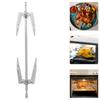Rotisserie Spit Propane Grill Rotating Skewer Stainless Steel Air Fryer Fork Roast Chicken Fish Meat Grilled