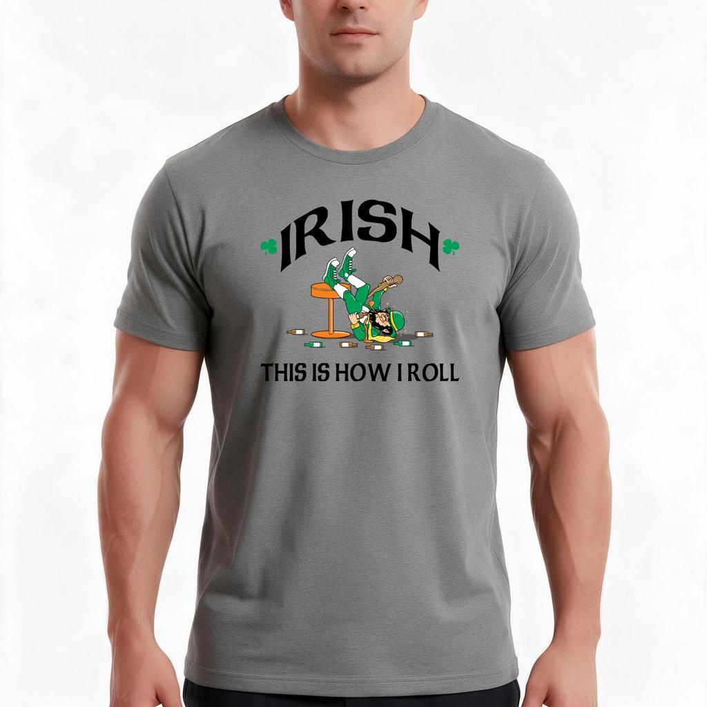 St Patricks Day This Is How I Roll Tshirt Summer Casual Cotton Tee Oversized Streetwear Tops Vintage Graphic Print
