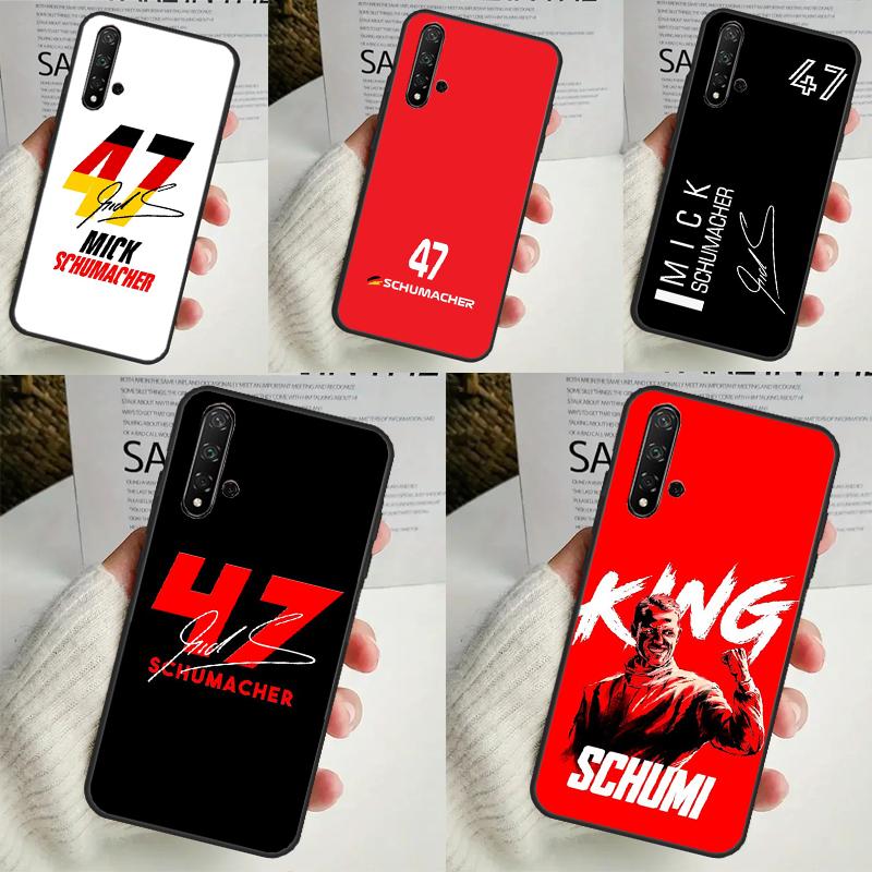 Schumacher Formula 1 F1 Funda For Huawei Nova Y91 Y90 Y70 Y60 Y61 9 10 SE 11i 8i 7i 3i 5T P30 P40 Lite P60 Pro Case