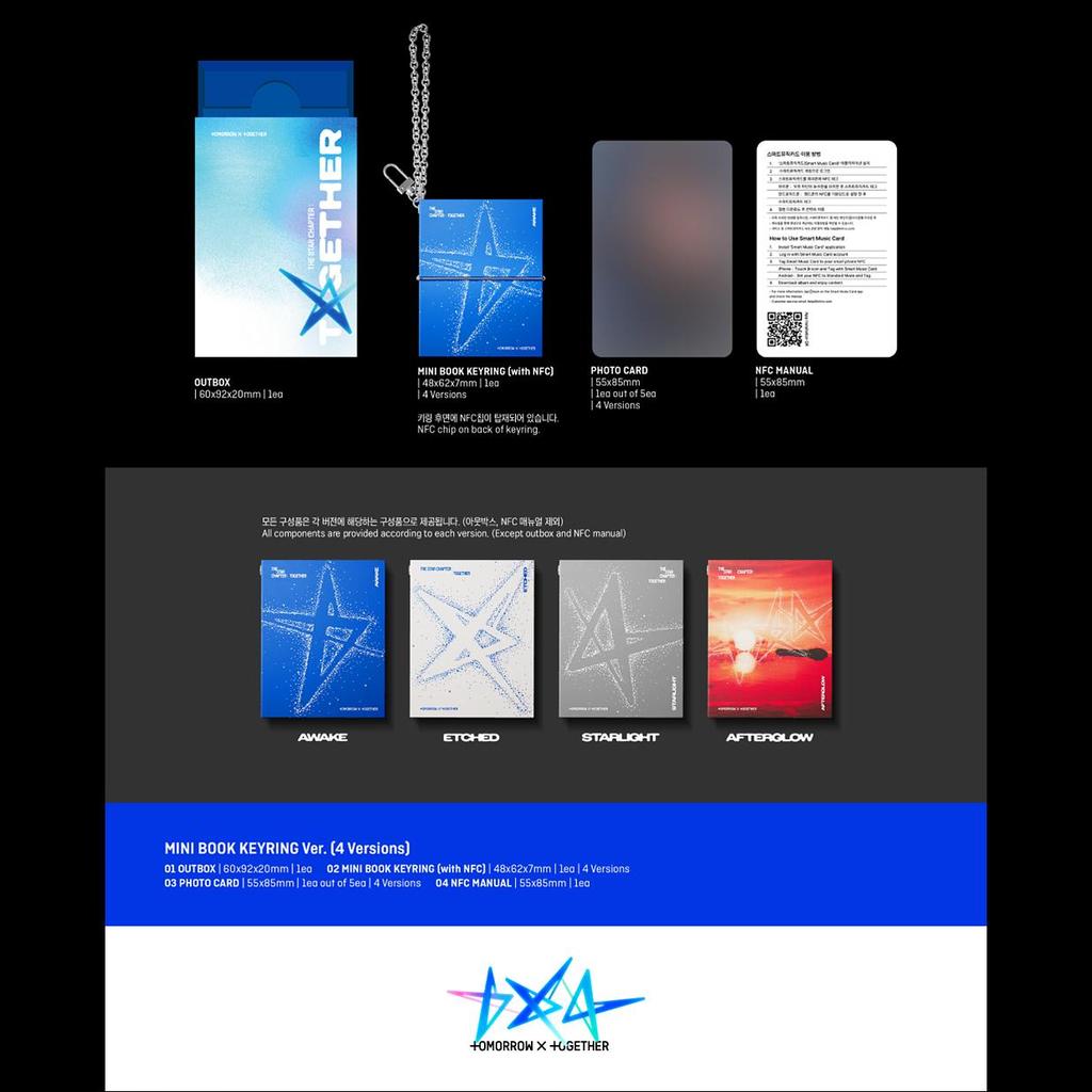 TOMORROW X TOGETHER ЗВЕЗДНАЯ ГЛАВА : ВМЕСТЕ (Мини Книга Брелок Вер.)