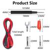 16-in-1 Multimeter Test Leads Kit, Replaceable Silicone Jumper Wires with Electronical Alligator Clips Probes, Banana Plug