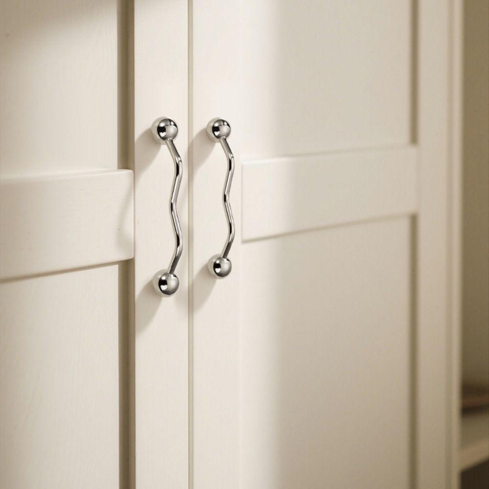 Light Luxury Solid Drawer Door Knobs Zinc Zinc Zinc Alloy Wardrobe Dresser Handles Wardrobes