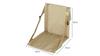 Captain Stag Camping Equipment Folding Chair, Zabuton Chair Mat, FD Chair Mat, Khaki, Monte (UB-3053)