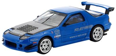 Genesis Company POP RACE Mazda RE Amemiya RE Amemiya Готовая PR640290 1/64 RX-7 (FC3S) - Синий, Модель,
