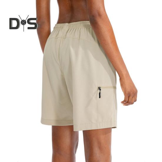 Женские летние шорты для йоги, повседневные, быстросохнущие, дышащие, спортивные, спортивные, с эластичной талией, на шнурке, для бега, фитнеса