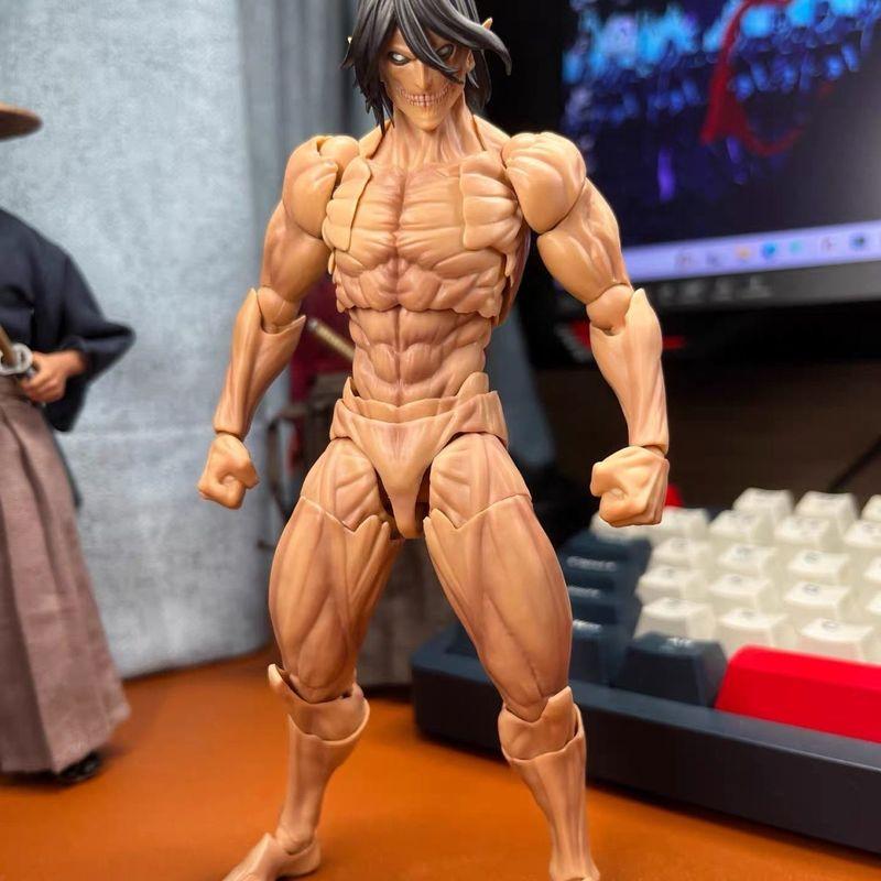 S.H.Figuarts Атака Титанов Эрен Йегер Артикулированная Фигурка Действия Коллекционная Модель Подвижная Сборная Модель Фигурки Действия Подарок