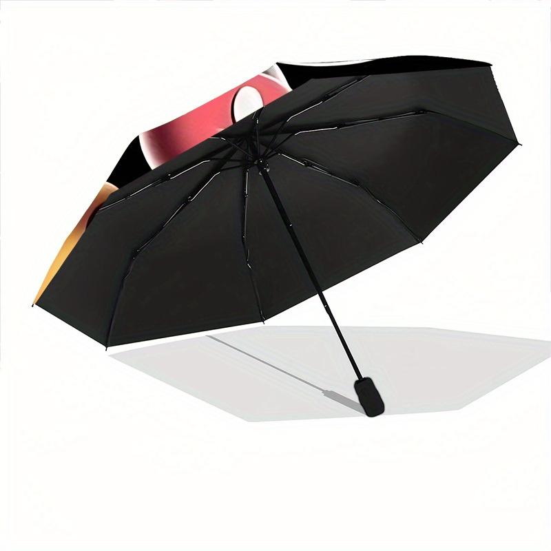 1pc Mickey Mouse Automatic Open/close, All-Season Portable Folding Umbrella, Perfect Gift for Friends , Sturdy Ribs y250808032