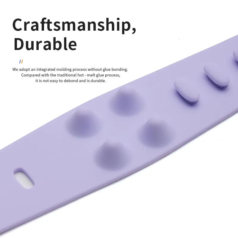 Silicone Steering Wheel Marker Clip Anti Slip Acupoint Massage Palm Grip Strip Car Driving Interior Auxiliary Accessories