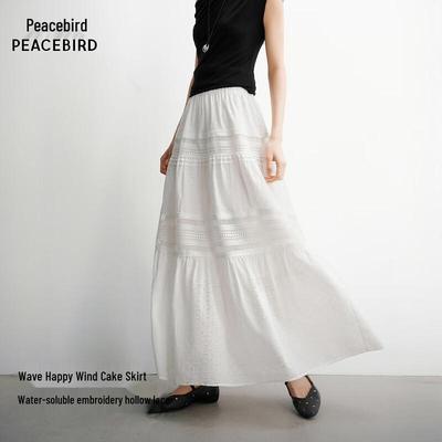 PEACEBIRD AAGFG1464 Юбка средней длины с высокой талией