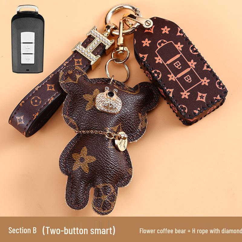 Высококлассный чехол для ключей для Mitsubishi Outlander, ASX, Eclipse Cross и Pajero Sport.