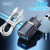 QOOVI PD 20 Вт Mini USB Type C Зарядное устройство Быстрая зарядка Настенный адаптер Быстрая зарядка 4,0 QC для iPhone 14 13 Pro Max 12 11 Xs X iPad Xiaomi Huawei Samsung