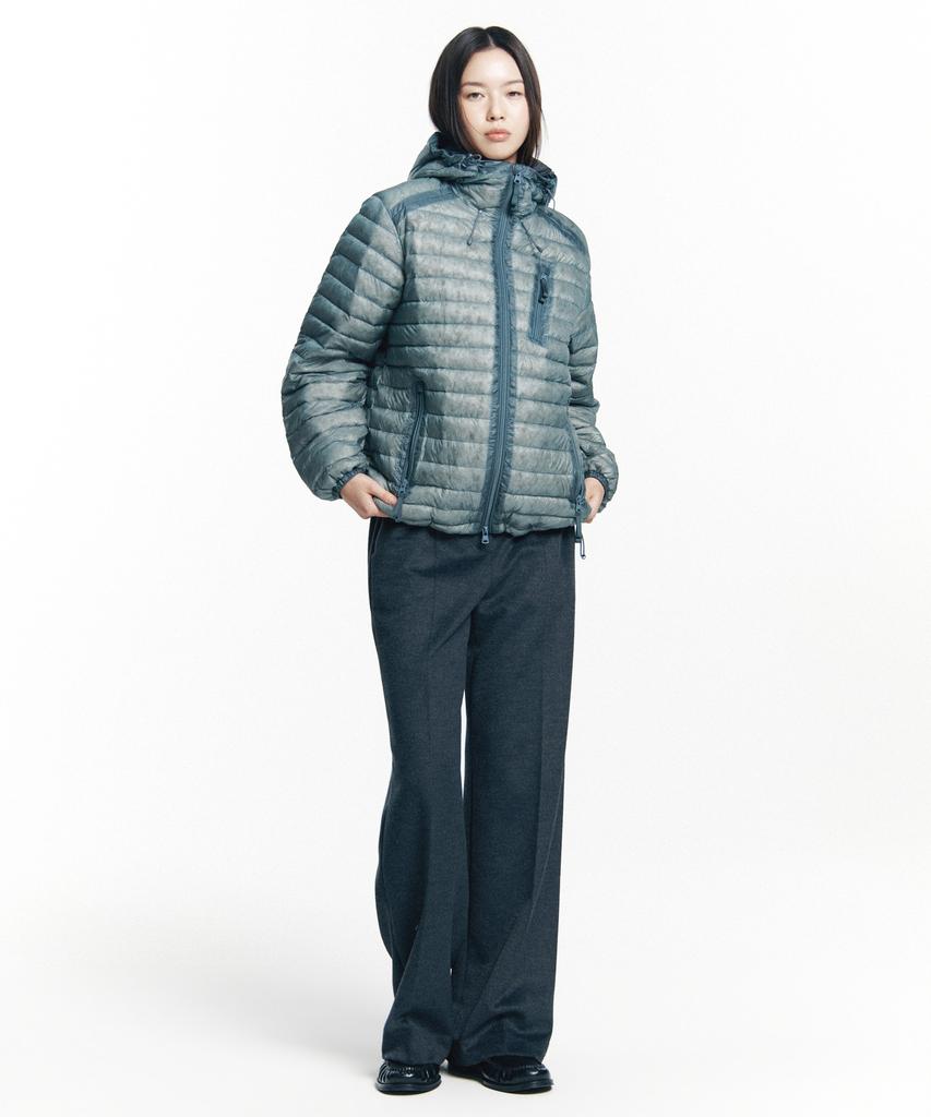 HAZZYS [His] Teal Blue Lightweight Goose Down