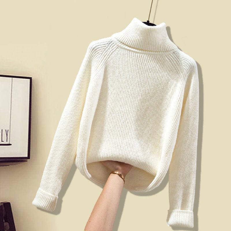 Женский вязаный свитер и юбка миди, комплект из двух предметов - Приталенный и свободный крой для осени и зимы