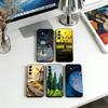 Чехол для телефона Масляная живопись Для Samsung Galaxy A73,A72,A71,A70,A53,A52,A51,Другие Мягкий черный чехол