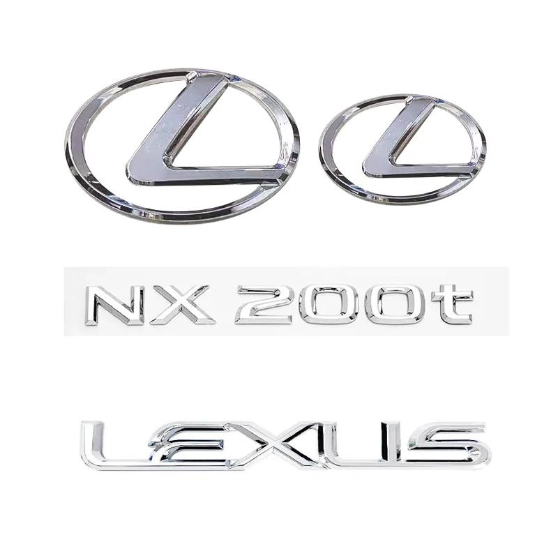 Interior Stickers For Lexus NX200t Car Accessory Spreadability 4pcs 3D ABS Car Logo Rear Trunk Fender Door Emblem Badge Car Stic