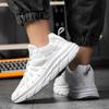 Новая дышащая молодежная модная обувь для мужчин, легкая студенческая модная обувь для мужчин на шнуровке, кроссовки с мягкой подошвой