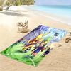 Galactic Guardian Symbol beach towel Portable for travel Beach towel for vacation photos seaside swim Absorbent bath towel Outdoor picnic beach mat