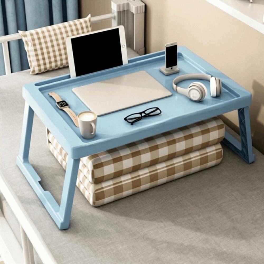 Non-slip Folding Bed Table Foldable Laptop Stand Simple Small Laptop Desk Dormitory Use