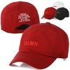 Stitched Embroidery Baseball Cap Adjustable Washed Cotton Baseball Hats For Man Women
