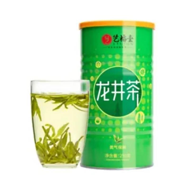 Зеленый чай EFUTON Before Rain Dragon Well, чай Лунцзин, органический Лун Цзин, банка 250 г