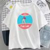 Футболка FINE LINE Album Летняя футболка Harajuku Vintage Unisex Unisex Hip Hop Cotton Shirts Unisex Fashion Streetwear Tops Tee Happy Styles
