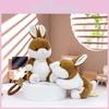 Pouch Pocket Plush Toy Rabbit With Soft Short Fur For Kid And Collectors
