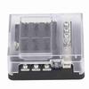 6 Way Fuse Block IP66 Waterproof Fuse Box Holder 32V DC with Dampproof Cover for Car Boat RV