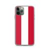 Coque iPhone - Drapeau Autriche - Souple - Plastique Transparent - Compatible iPhone 11 Pro