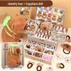 Exquisite Jewelry Box for Girls: Birthday Gift for 10-Year-Olds with Hair Clips & Dress-Up Accessories