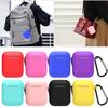 For Apple Airpods 1/2 Case Silicone Wireless Bluetooth Headset Protective Cover with Hook